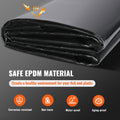 EPDM Pond Liner 10x15ft 45mil Fish Pond Underlayment Easy Cut