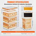 Bee Hive 30 Frame Starter Kit 2 Deep 1 Medium Langstroth Beehive