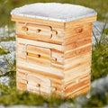 Bee Hive 30 Frame Starter Kit 2 Deep 1 Medium Langstroth Beehive