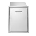 Pull Out Trash Drawer 50x58x57.4cm Stainless Steel BBQ Kitchen