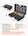 Pull Press Sleeve Kit 26 PCS Steel Bush Removal Insertion Tools Case