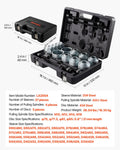 Pull Press Sleeve Kit 36 PCS Steel Bush Removal Tool Case
