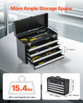 Metal Tool Box 20.5in 4 Drawer Portable Chest Ball Bearing Slides