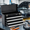 Metal Tool Box 20.5in 4 Drawer Portable Chest Ball Bearing Slides