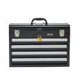 Metal Tool Box 20.5in 4 Drawer Portable Chest Ball Bearing Slides