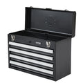 Metal Tool Box 20.5in 4 Drawer Portable Chest Ball Bearing Slides