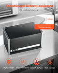 Metal Tool Box 8.6in 3 Drawer Portable Steel Tool Chest EVA Liners