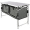 Camping Kitchen Table Folding 3 Height Adjustable MDF Carry Bag