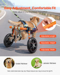Dog Wheelchair Back Legs 2 Wheels Adjustable 15.8-21.7kg Medium