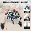Dog Wheelchair Back Legs M Lightweight Adjustable Disabled Paralysis
