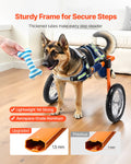 Dog Wheelchair Back Legs Adjustable 21.7-39.9kg Large