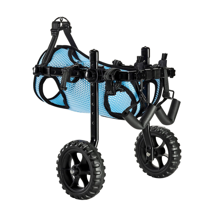 Dog Wheelchair Back Legs Adjustable 2 Wheels Small Up to 10kg