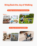 Dog Wheelchair Back Legs Adjustable 2 Wheels Small Up to 10kg
