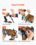 Dog Wheelchair Back Legs 15kg Medium 2 Wheel Cart