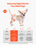 Male Dog Diapers XS 96 Count Super Absorbent Leak-Proof Belly Bands