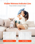 Male Dog Diapers XS 96 Count Super Absorbent Leak-Proof Belly Bands
