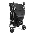 Pet Stroller, 16KG Weight Capacity, Foldable Dog Stroller Cart, 3 Wheels Cats Strollers with Mesh Windows and Cup Holders, Portable Pet Carrier Strollers with Brake, for Small to Medium Pets