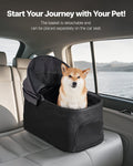 VEVOR Pet Stroller 16kg Foldable Dog Cat Pram 4 Wheels Brake Carrier