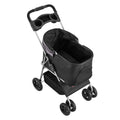 VEVOR Pet Stroller 16kg Foldable Dog Cat Pram 4 Wheels Brake Carrier