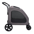 Pet Stroller 4 Wheel Dog Cat Carrier 160kg Weight Capacity Brake