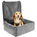 Dog Booster Car Seat Pet Car Seat for Small Medium Dog up to 18.1 kg Gray