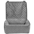 Dog Booster Car Seat Pet Car Seat for Small Medium Dog up to 18.1 kg Gray