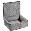 Dog Booster Car Seat Pet Car Seat for Small Medium Dog up to 18.1 kg Gray