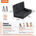 Dog Car Seat Medium Large 45kg Waterproof Booster Black
