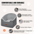 Dog Booster Car Seat Pet Carrier up to 24.9kg Grey