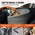 Dog Booster Car Seat Pet Carrier up to 24.9kg Grey