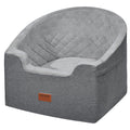 Dog Booster Car Seat Pet Carrier up to 24.9kg Grey