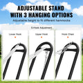Steel Hammock Stand 450lbs 6.9-12.8ft Fits All Hammocks
