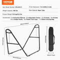 2 Person Hammock Stand 550lbs Adjustable 8-13ft Portable