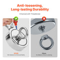 Strong 771kg Double Sided Fishing Magnet Kit Pull Force Rope