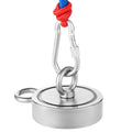 Strong 771kg Double Sided Fishing Magnet Kit Pull Force Rope