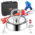Magnet Fishing Kit 1200lbs Double Sided 2.95