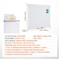 Magnetic Glass Whiteboard, Dry Erase Board 36