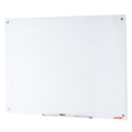 Magnetic Glass Whiteboard 48x32 Wall Mounted Frameless White