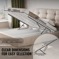 VEVOR Bed Lift 59x79 Wall Bed Hardware 265lbs Load DIY Compatible