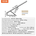 VEVOR Bed Lift 59x79 Wall Bed Hardware 265lbs Load DIY Compatible