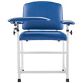 Phlebotomy Chair Blood Draw 400LBS Adjustable Armrests PVC Leather