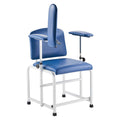Phlebotomy Chair Blood Draw 400LBS Adjustable Armrests PVC Leather