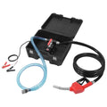Fuel Transfer Pump, 12V DC 10 GPM 1/4 HP, Portable Electric Diesel Transfer Pump with Automatic Shut-Off Fuel Nozzle, High Flow, Long Inlet & Outlet Hose for Diesel, Kerosene, Transformer Fuel