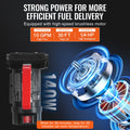 12V Fuel Transfer Pump 10 GPM Diesel Electric Portable Auto Shut-Off