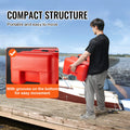 Portable Marine Fuel Tank 12 Gal 55L Outboard Boat Gas Tank Hose