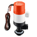 Livewell Pump 12V 500 GPH Aerator 2 Inlets Straight