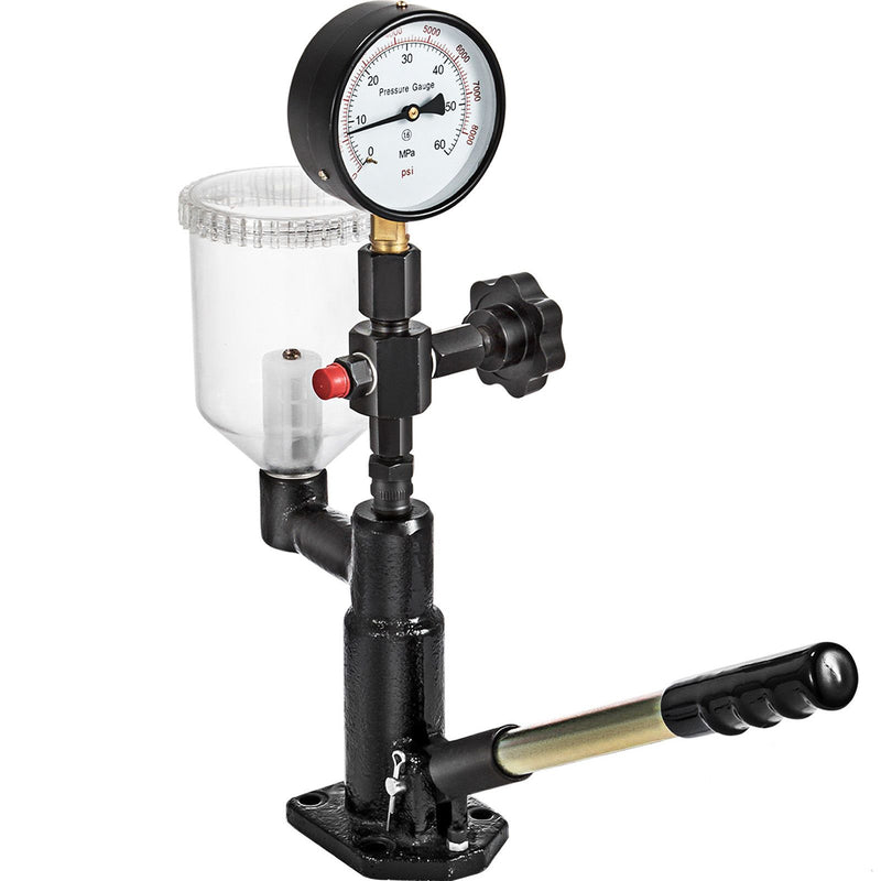Diesel Injector Nozzle 
Pressure Tester Dual scale Manometer Test Tool 0-600Bar (0-8000PSI) 
60Mpa Test Pressure High Configuration