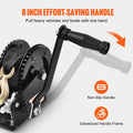 Hand Winch 907kg Pulling Capacity Boat Trailer 7m Strap Ratchet