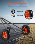 Boat Trailer Dolly 420lbs Adjustable Pneumatic Tires 15.7in