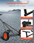 Boat Trailer Dolly 420lbs Adjustable Pneumatic Tires 15.7in